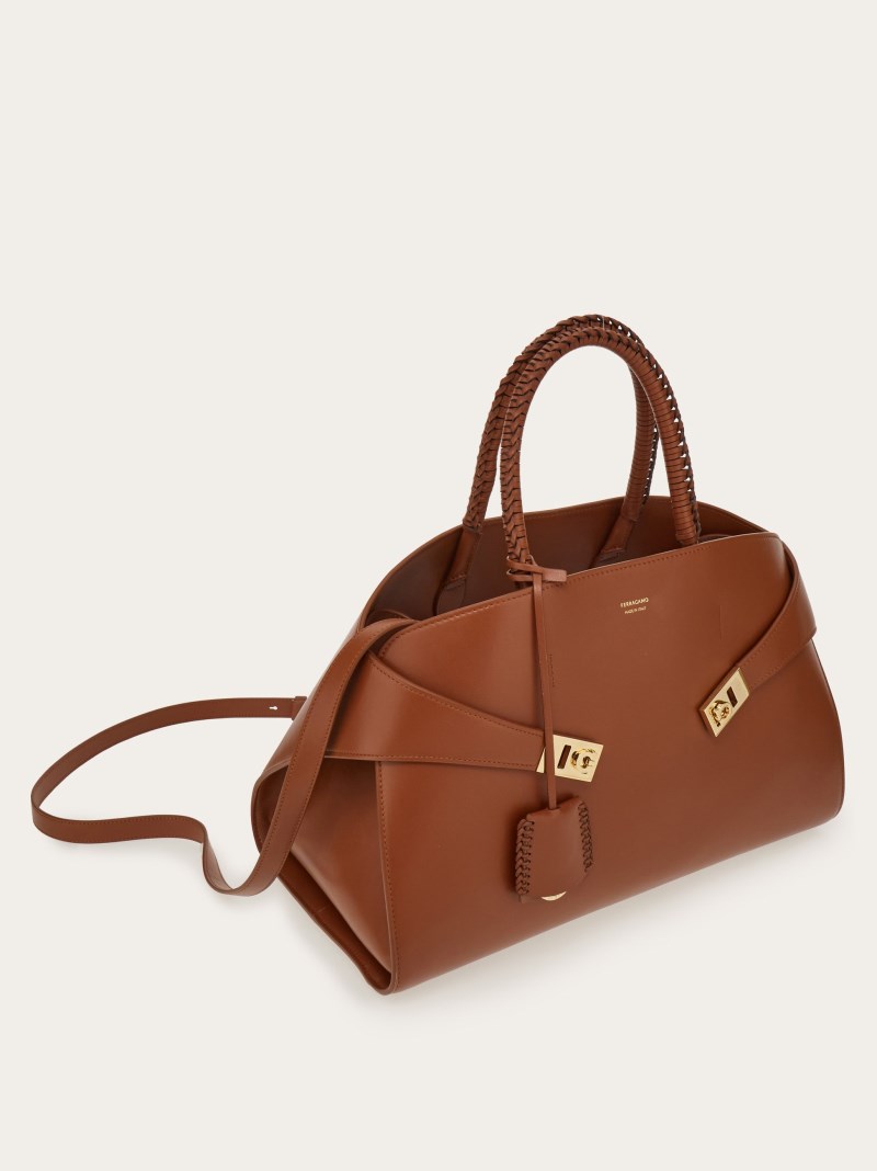 Ferragamo | Women's Hug Handbag - Cognac