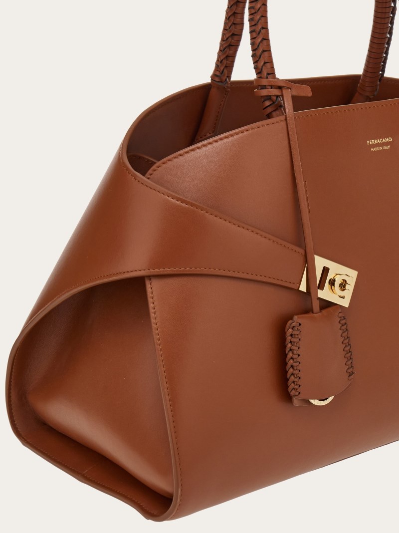 Ferragamo | Women's Hug Handbag - Cognac