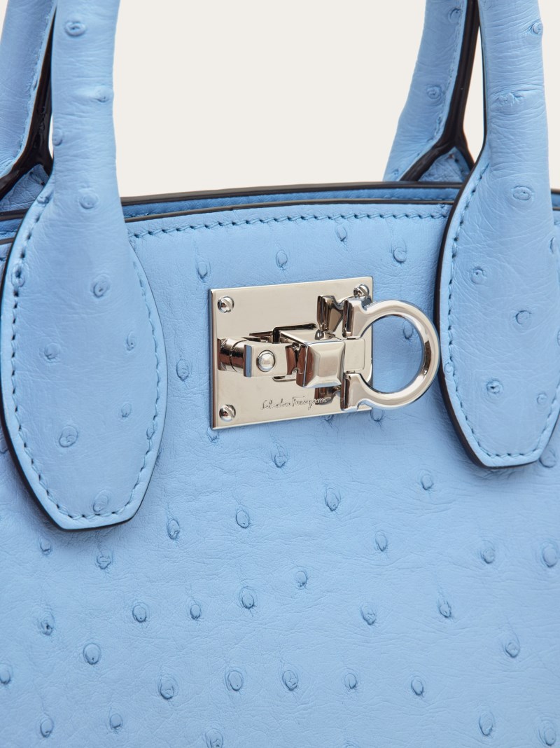 Ferragamo | Women's Studio Box Bag - Sky Blue