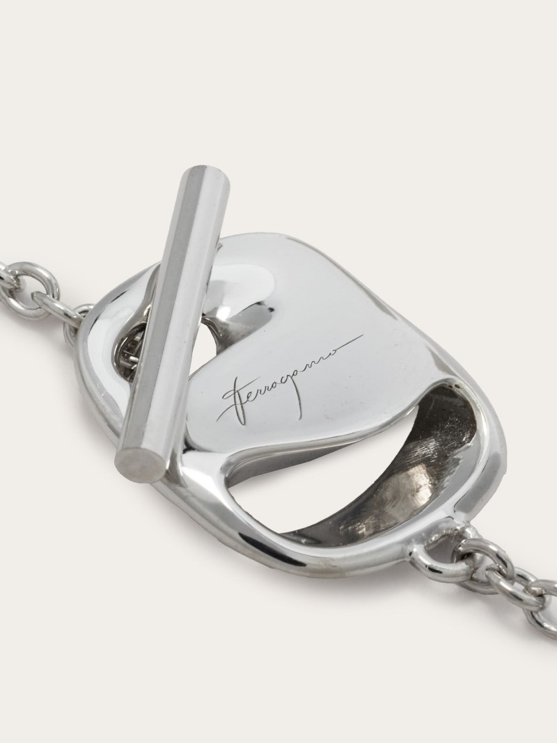 Ferragamo | Women's Vara Long Necklace - Silver