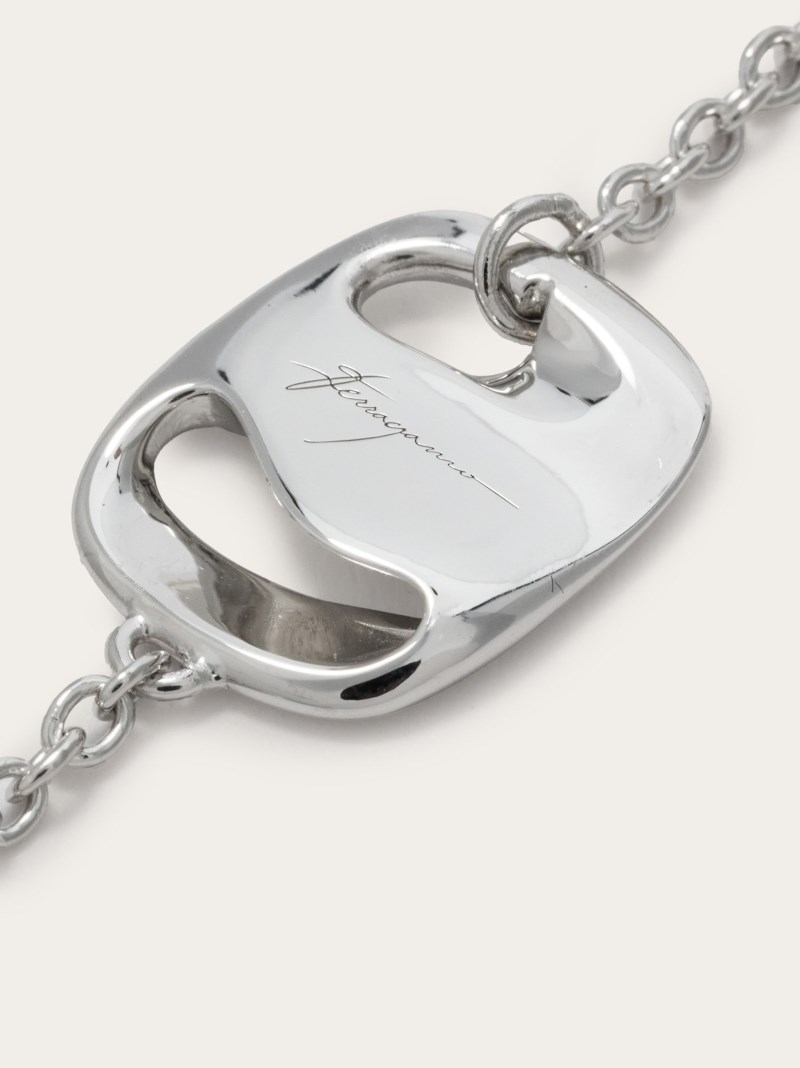 Ferragamo | Women's Vara Long Necklace - Silver