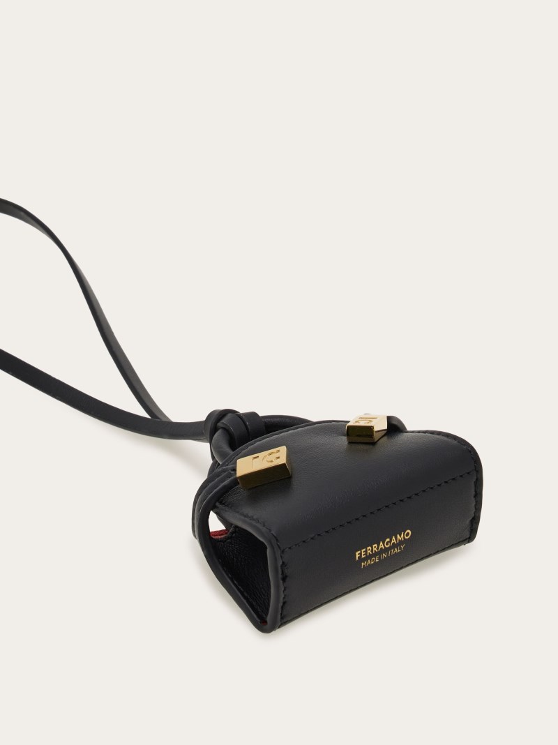 Ferragamo | Women's Hug Mini Charm - Black/Flame Red