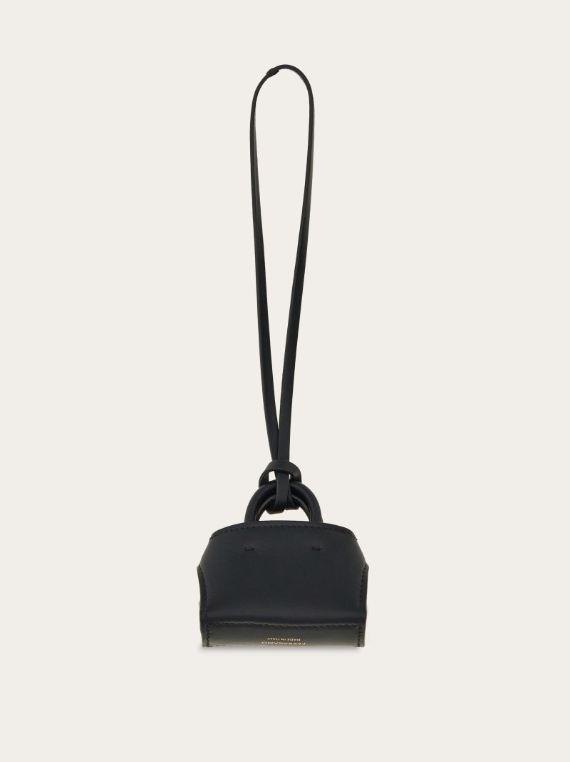 Ferragamo | Women's Hug Mini Charm - Black/Flame Red
