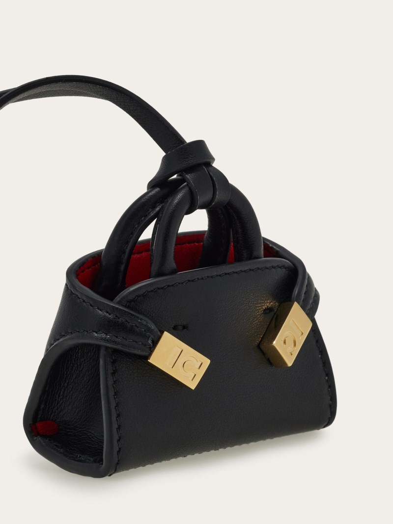 Ferragamo | Women's Hug Mini Charm - Black/Flame Red