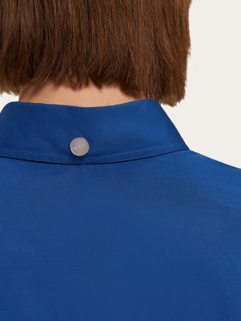 Ferragamo | Men's Button Down Shirt - Teal Blue