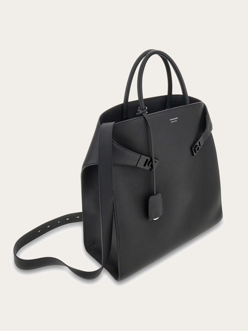 Ferragamo | Women's Hug Tote Bag - Black
