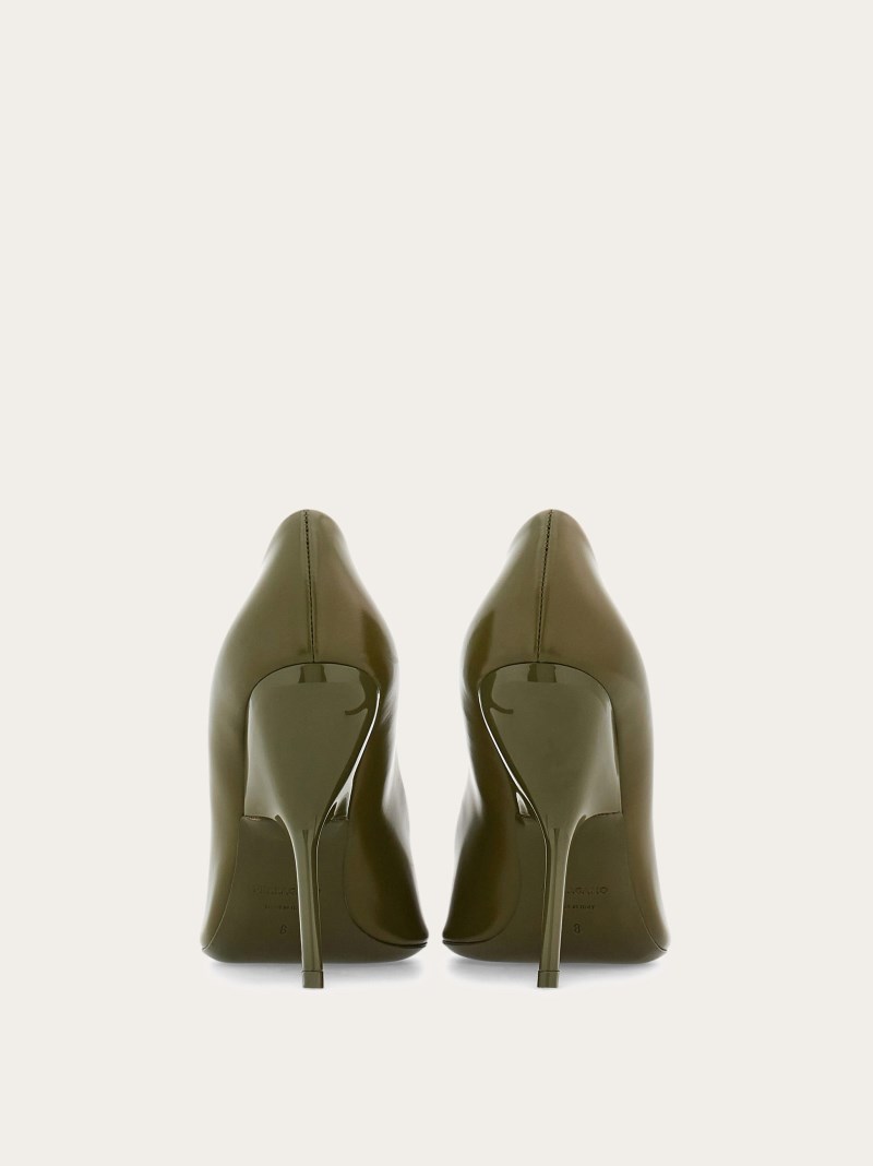 Ferragamo | Women's Eva Pump - Olive Green