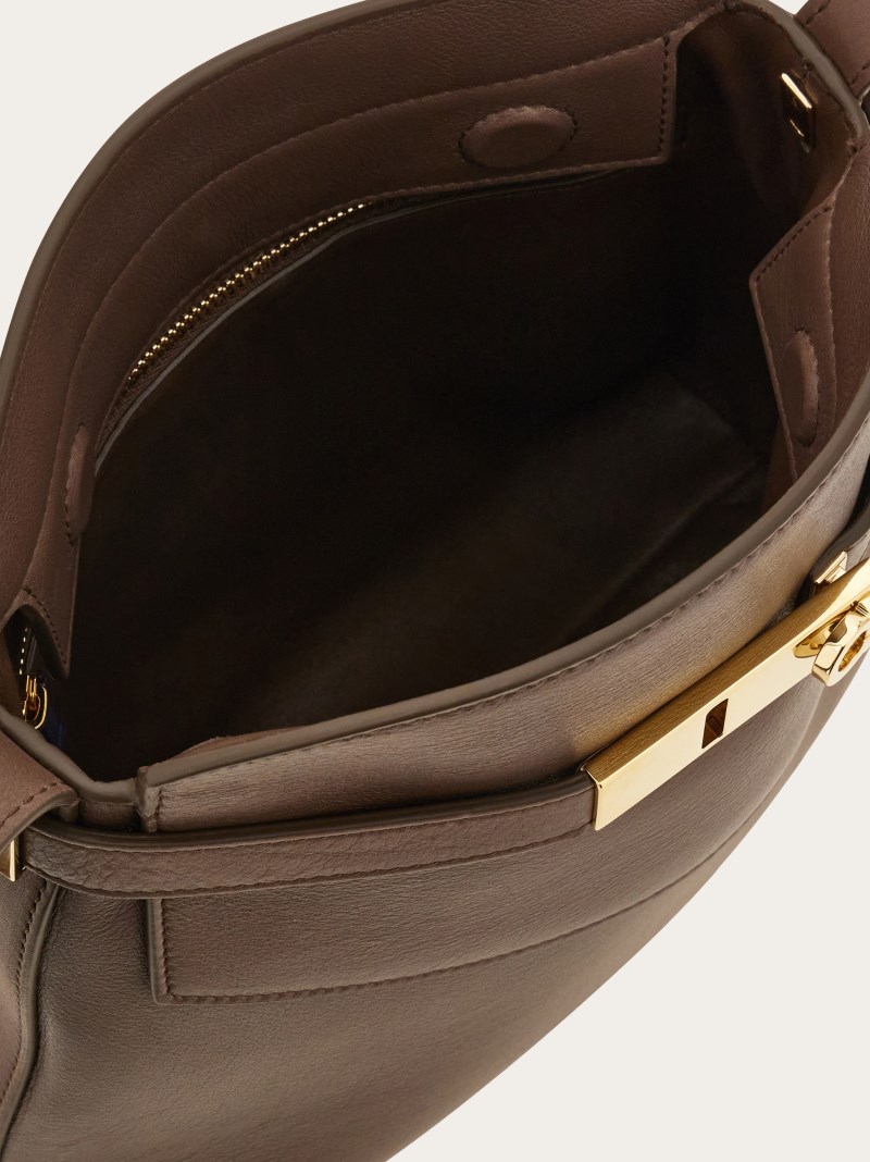 Ferragamo | Women's Hug Messenger Bag - Clay