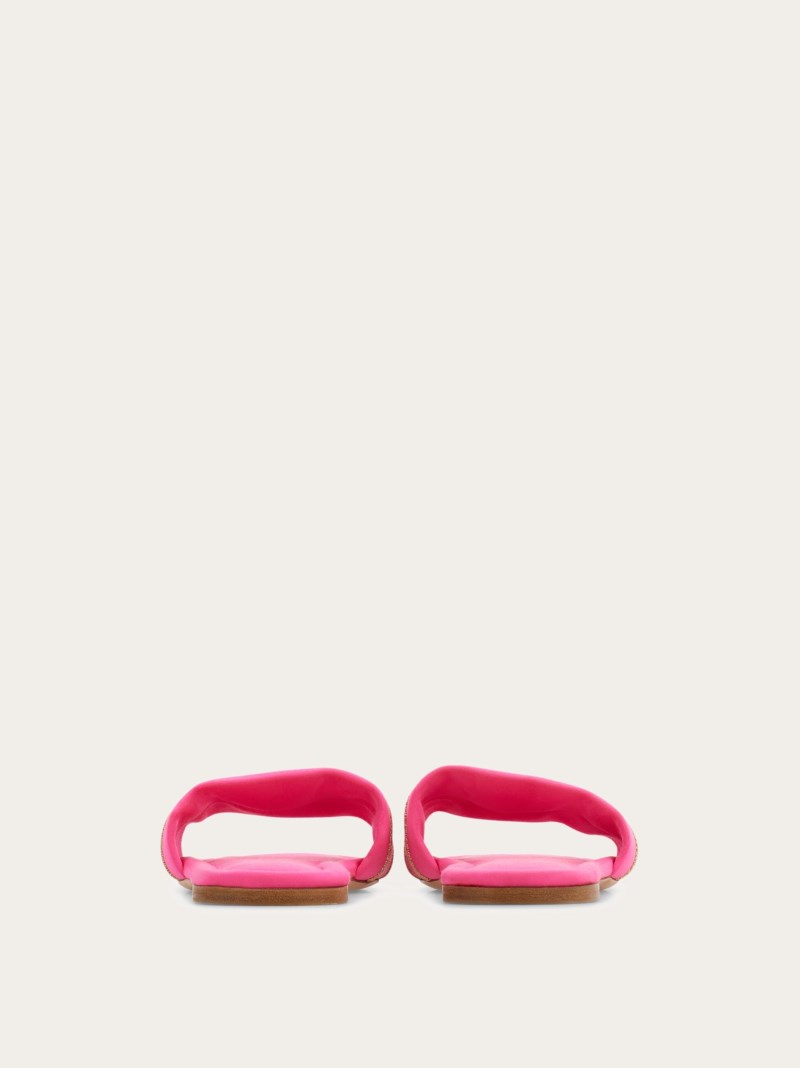 Ferragamo | Women's Slide With Logo - Fuchsia