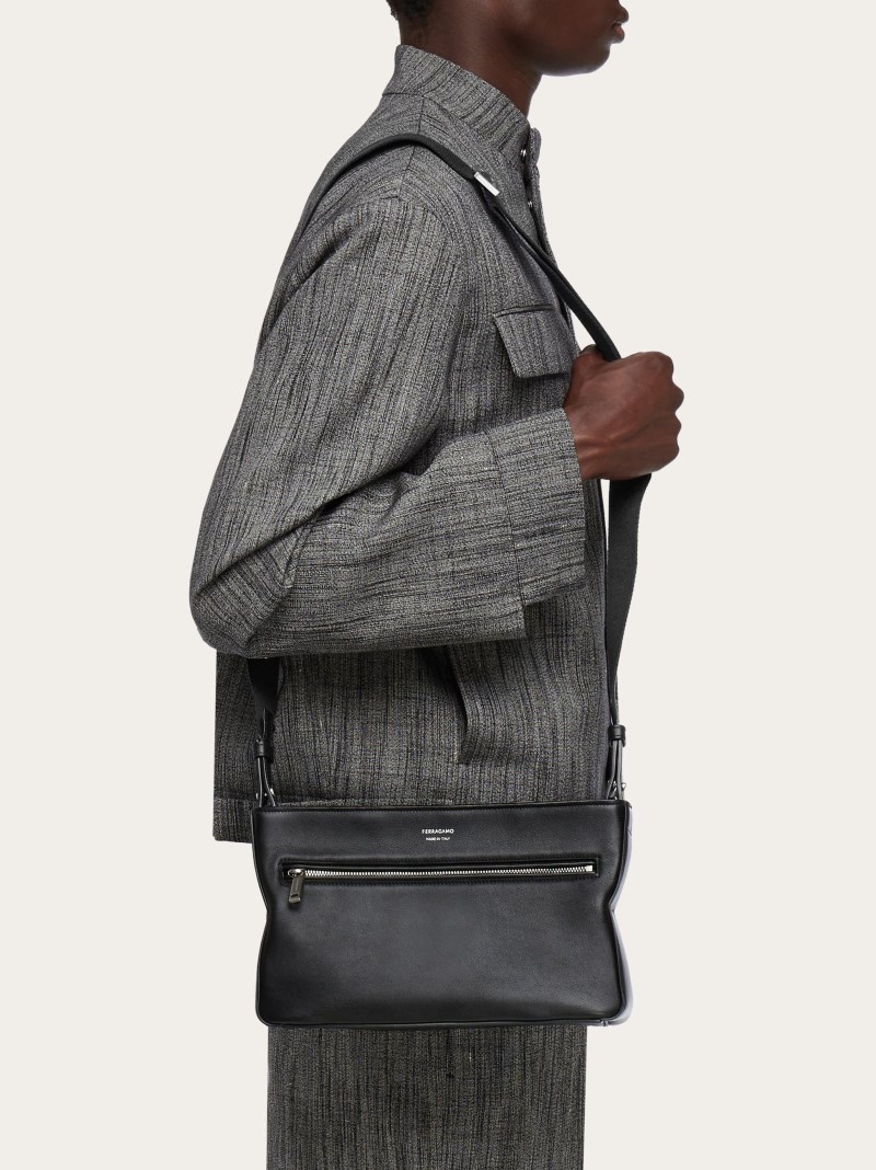 Ferragamo | Men's Crossbody Bag - Black