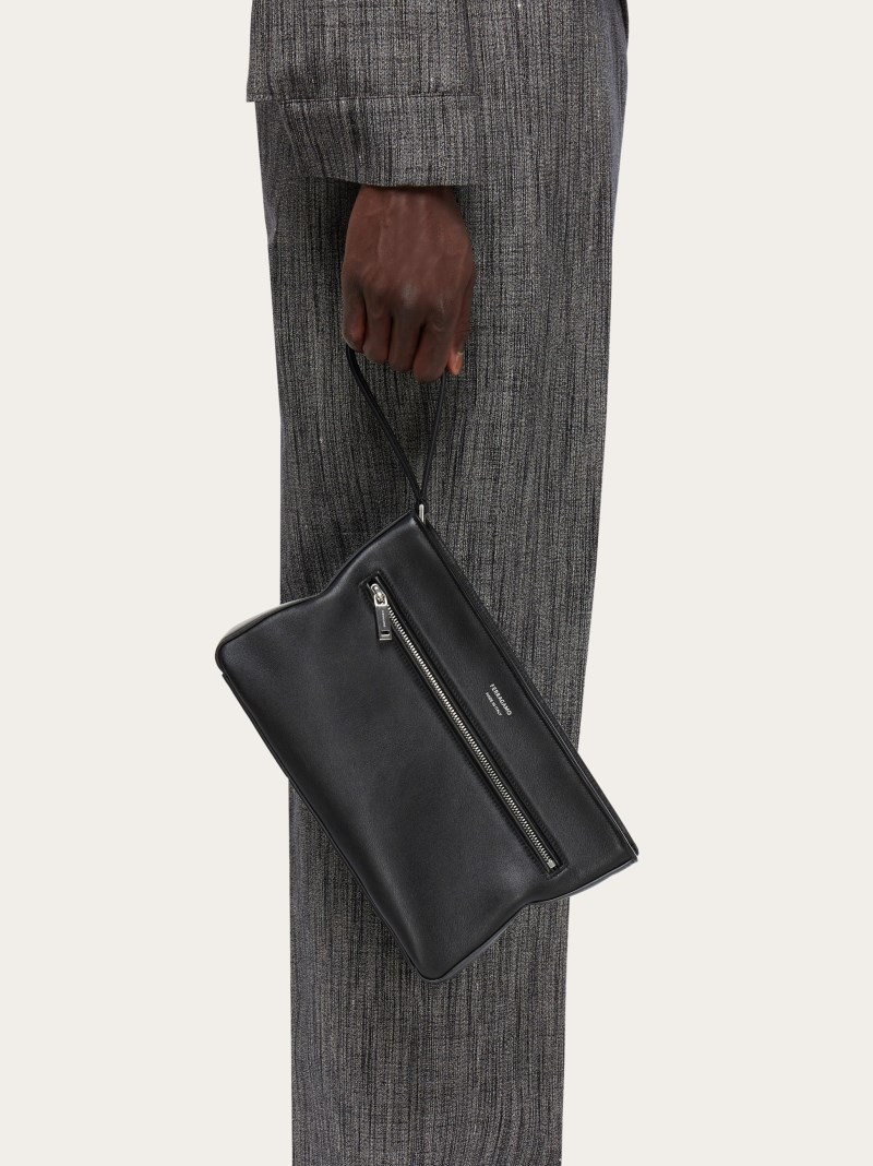 Ferragamo | Men's Crossbody Bag - Black