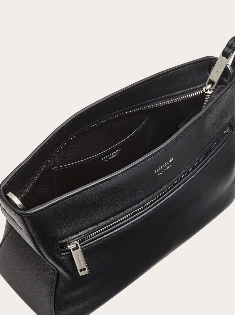Ferragamo | Men's Crossbody Bag - Black