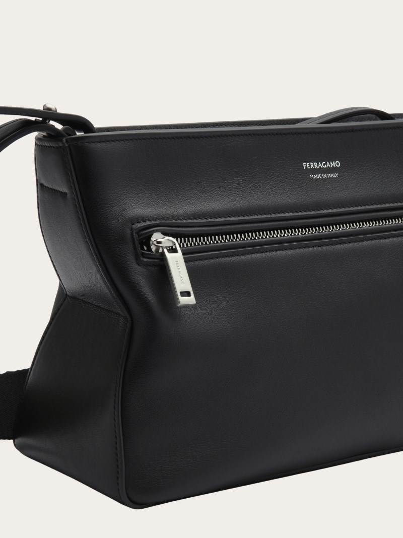 Ferragamo | Men's Crossbody Bag - Black