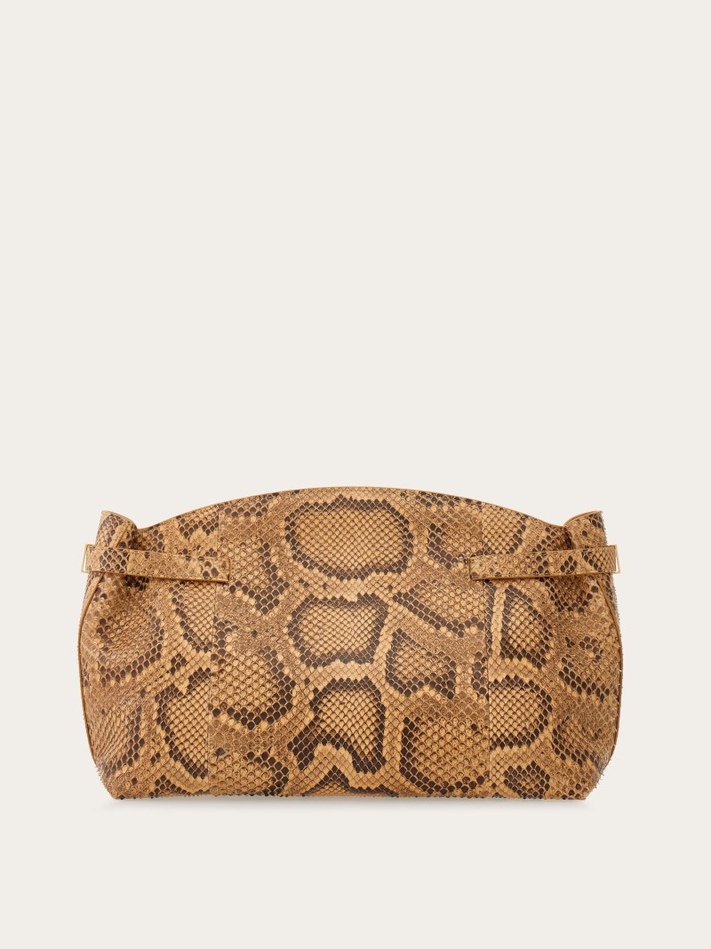 Ferragamo | Women's Hug Soft Crossbody Bag - Light Caramel