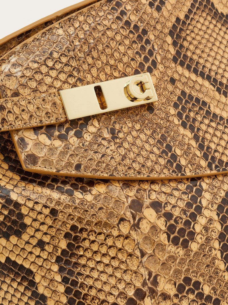Ferragamo | Women's Hug Soft Crossbody Bag - Light Caramel