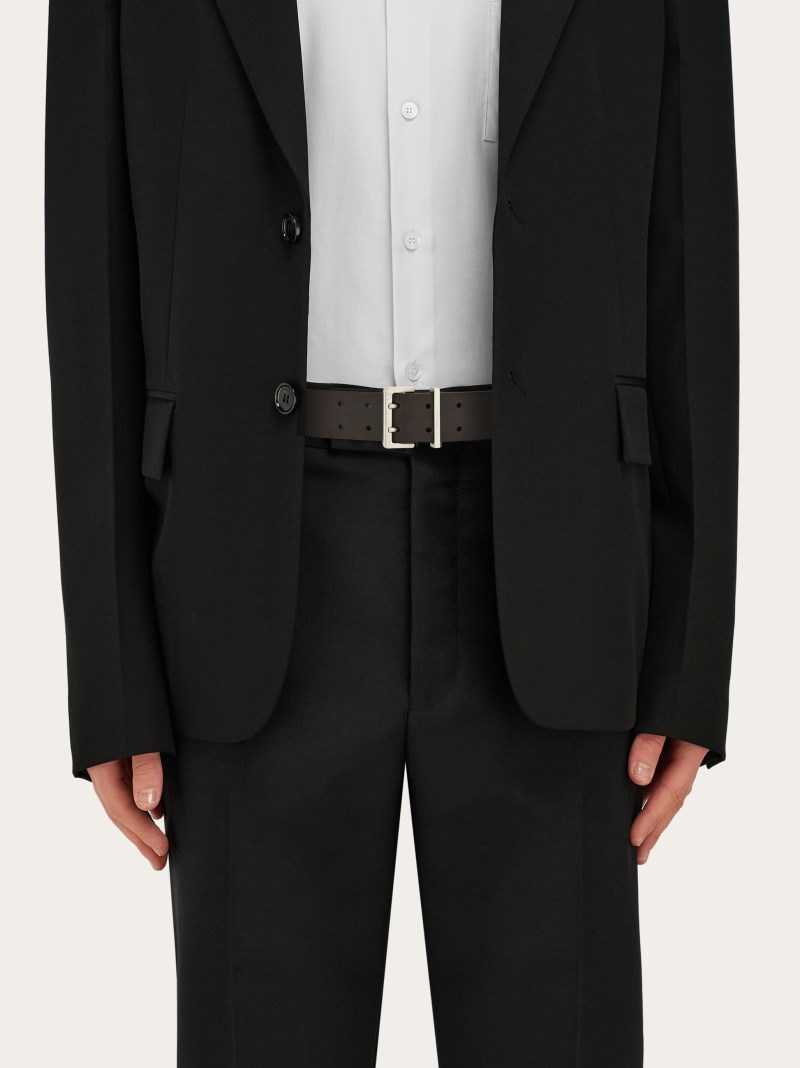 Ferragamo | Men's High Belt - Testa Di Moro