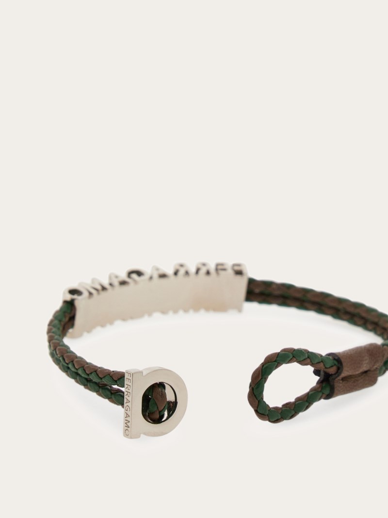 Ferragamo | Men's Bracelet - Mis 17 - Green/Clay