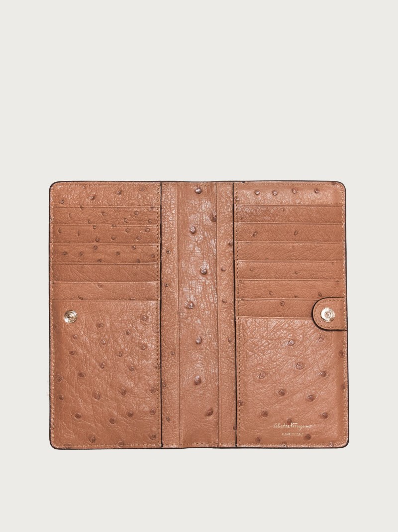 Ferragamo | Women's Gancini Continental Wallet - Beige