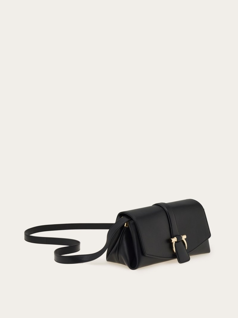Ferragamo | Women's Front Flap Crossbody Bag - Black