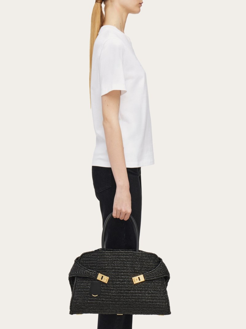 Ferragamo | Women's Hug Handbag - Black
