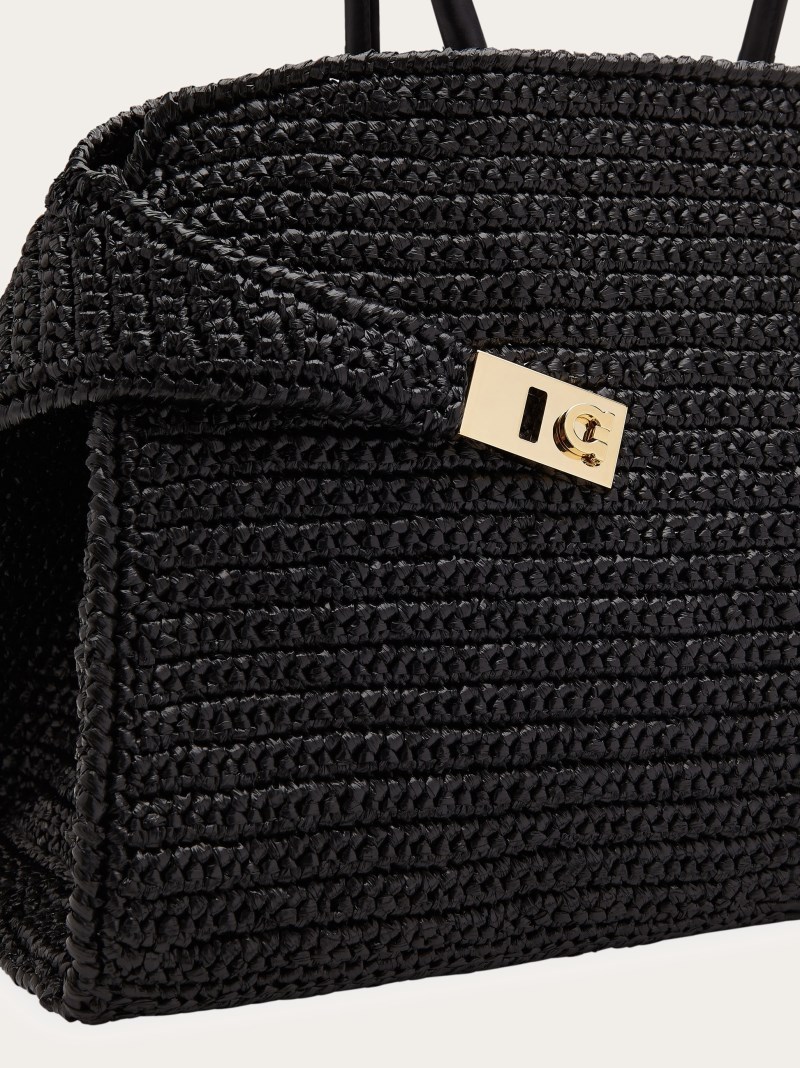 Ferragamo | Women's Hug Handbag - Black