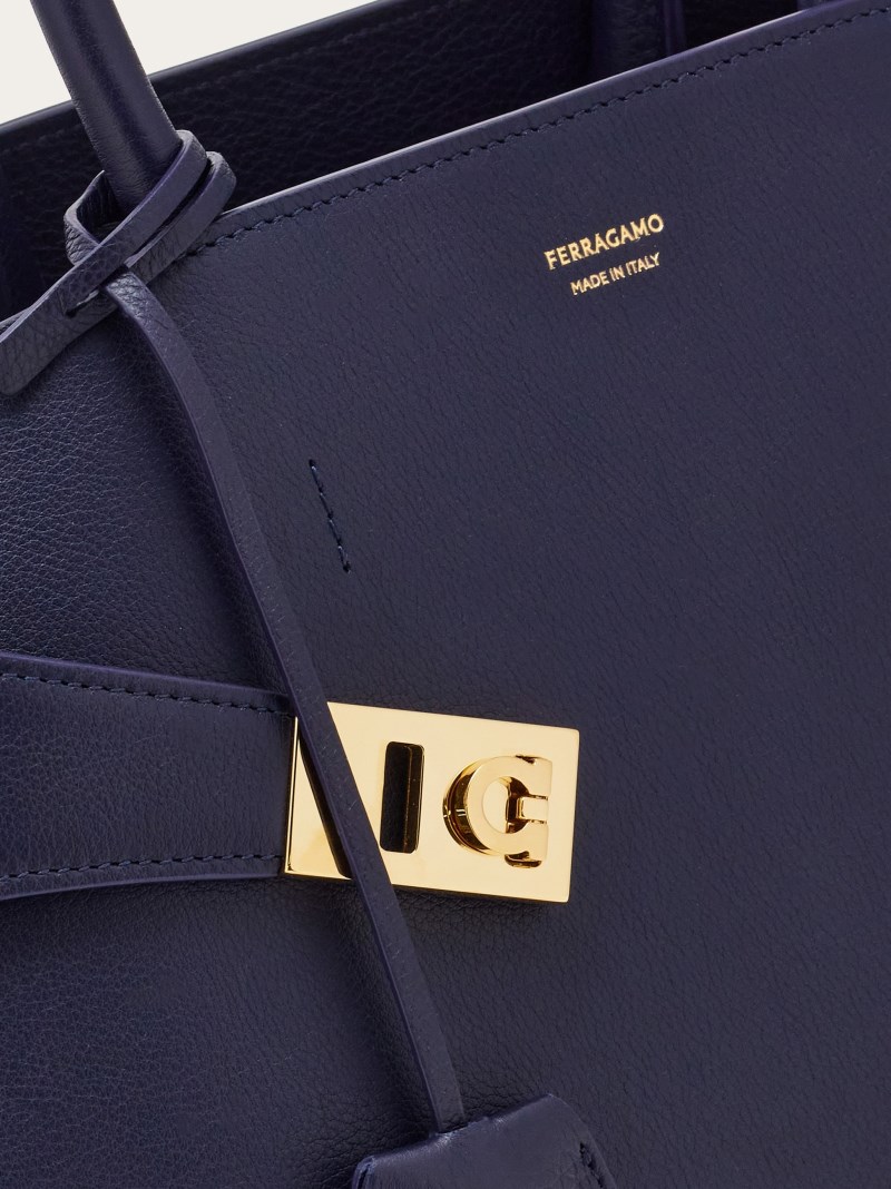 Ferragamo | Women's Hug Handbag - Midnight Blue