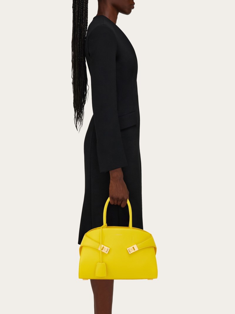 Ferragamo | Women's Hug Handbag - Yellow