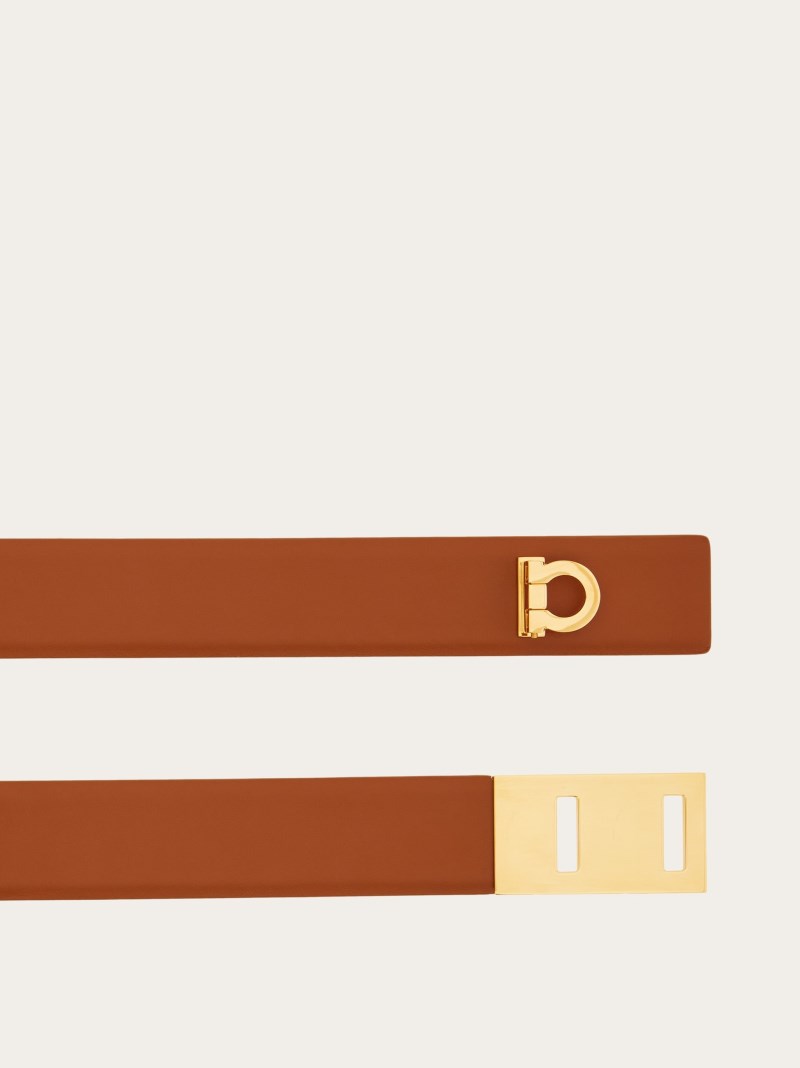 Ferragamo | Women's Adjustable Hug Belt - Cognac