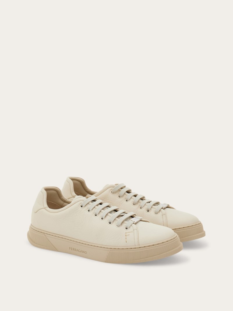 Ferragamo | Men's Low Top Sneaker - Mascarpone