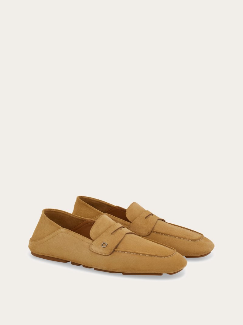 Ferragamo | Men's Hybrid Driver With Gancini Ornament - Dune