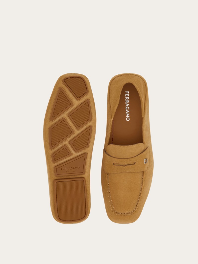 Ferragamo | Men's Hybrid Driver With Gancini Ornament - Dune