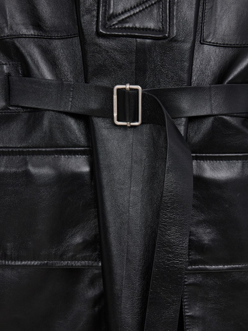 Ferragamo | Men's Nappa Parka - Black