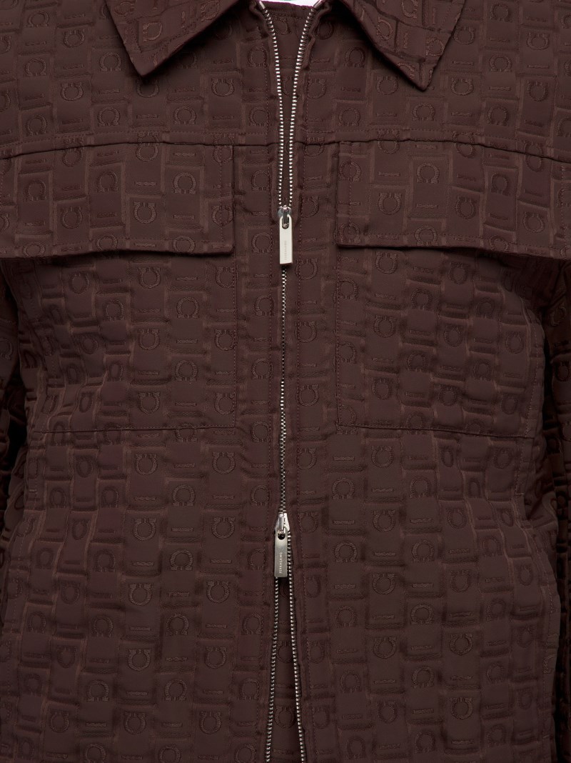 Ferragamo | Men's Monogram Blouson - Espresso