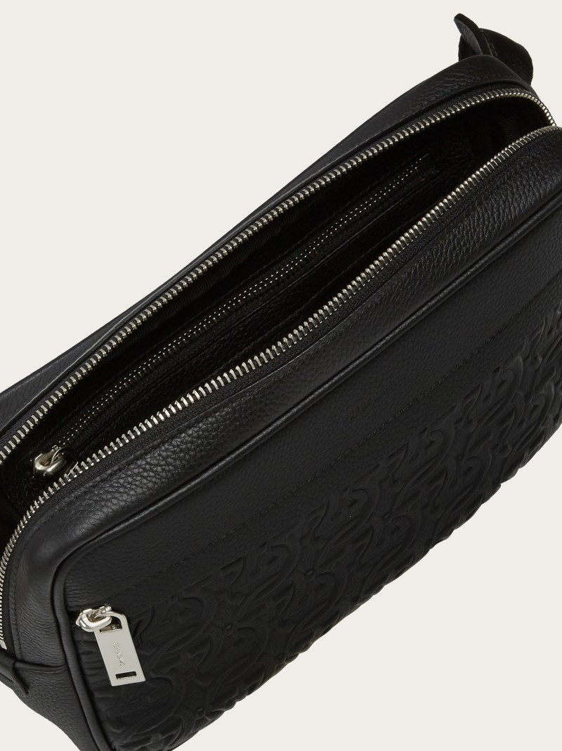 Ferragamo | Men's Gancini Belt Bag - Black