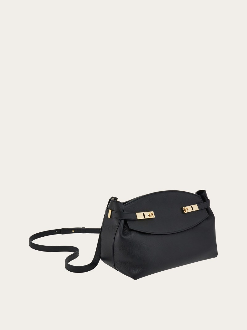 Ferragamo | Women's Hug Soft Crossbody Bag - Black