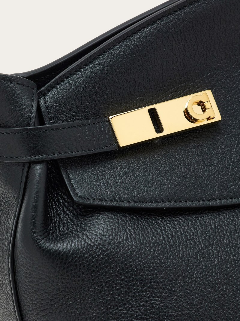 Ferragamo | Women's Hug Soft Crossbody Bag - Black