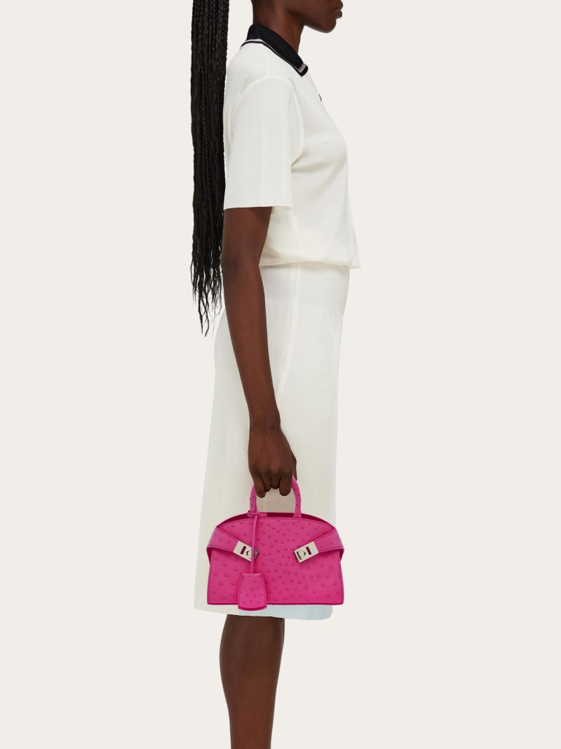 Ferragamo | Women's Hug Handbag - Cherry