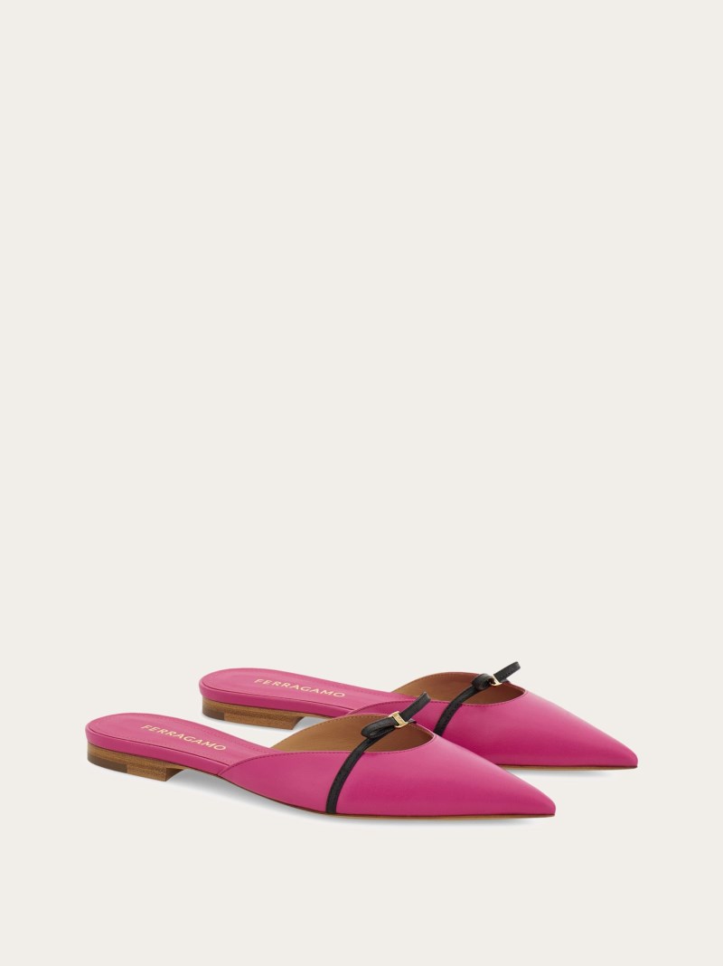 Ferragamo | Women's Mini Bow Mule - Cherry