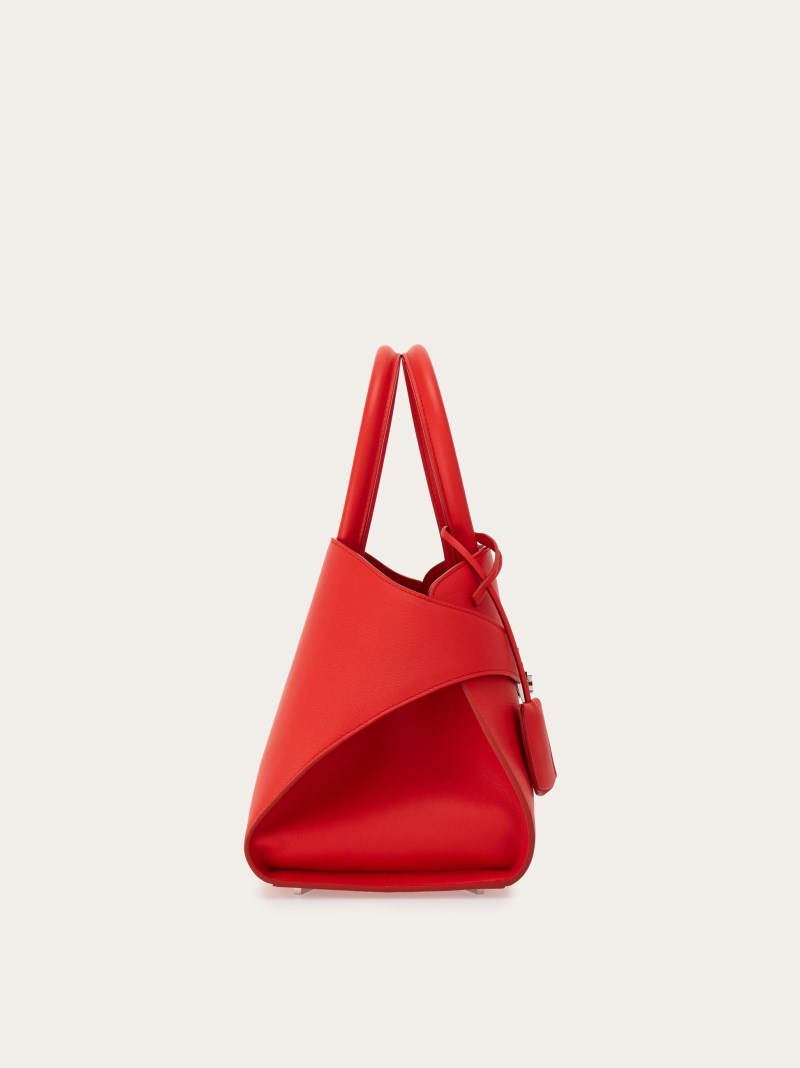 Ferragamo | Women's Hug Handbag - Flame Red