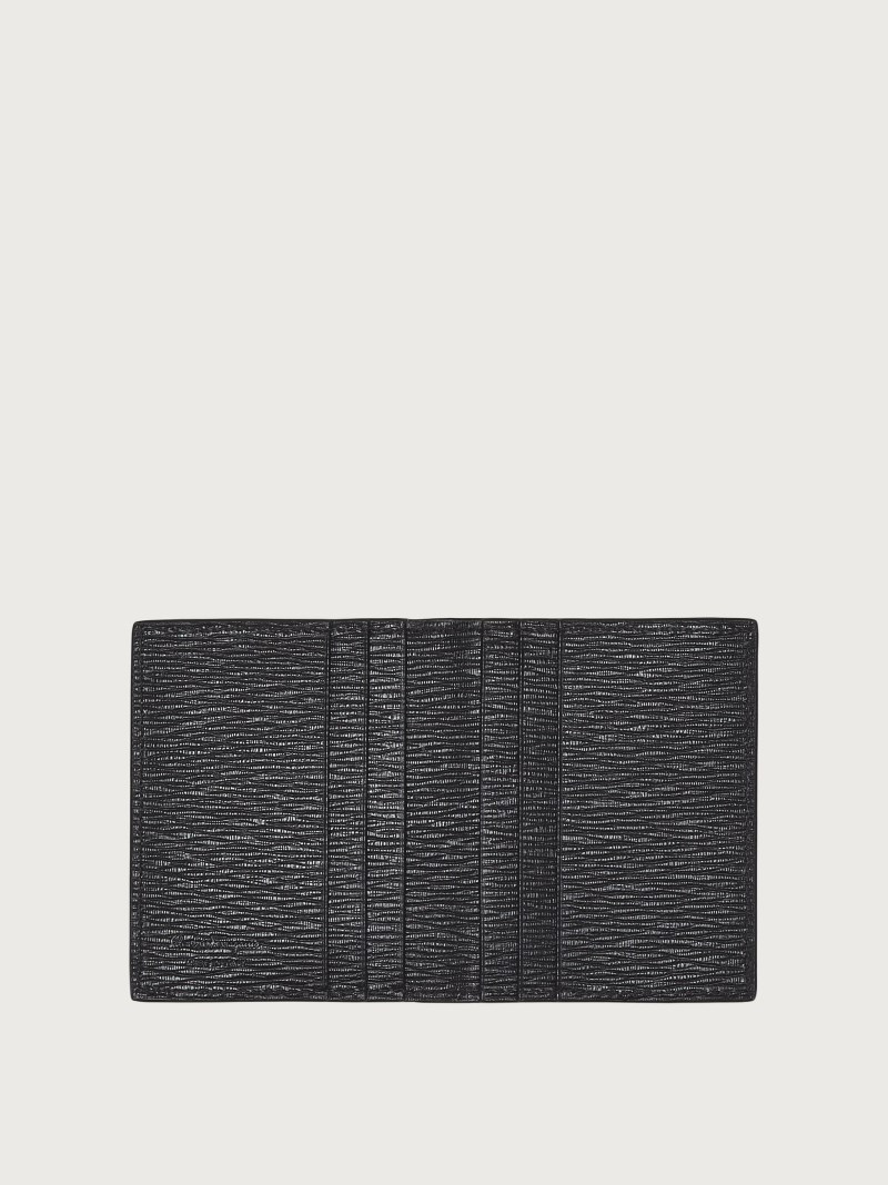 Ferragamo | Men's Gancini Credit Card Holder - Black
