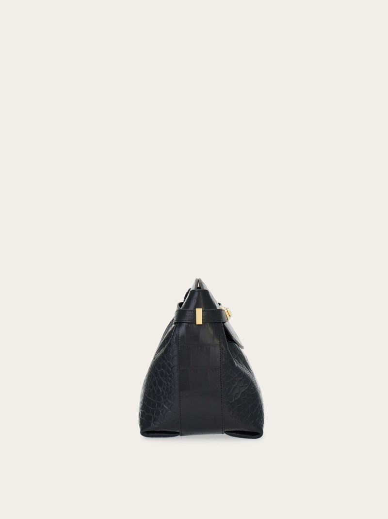 Ferragamo | Women's Hug Soft Crossbody Bag - Black