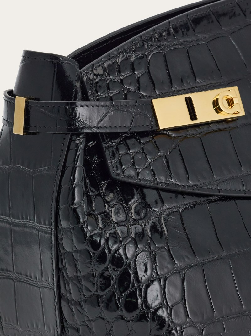 Ferragamo | Women's Hug Soft Crossbody Bag - Black