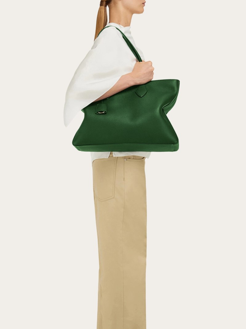 Ferragamo | Women's Tote Bag - Forest Green