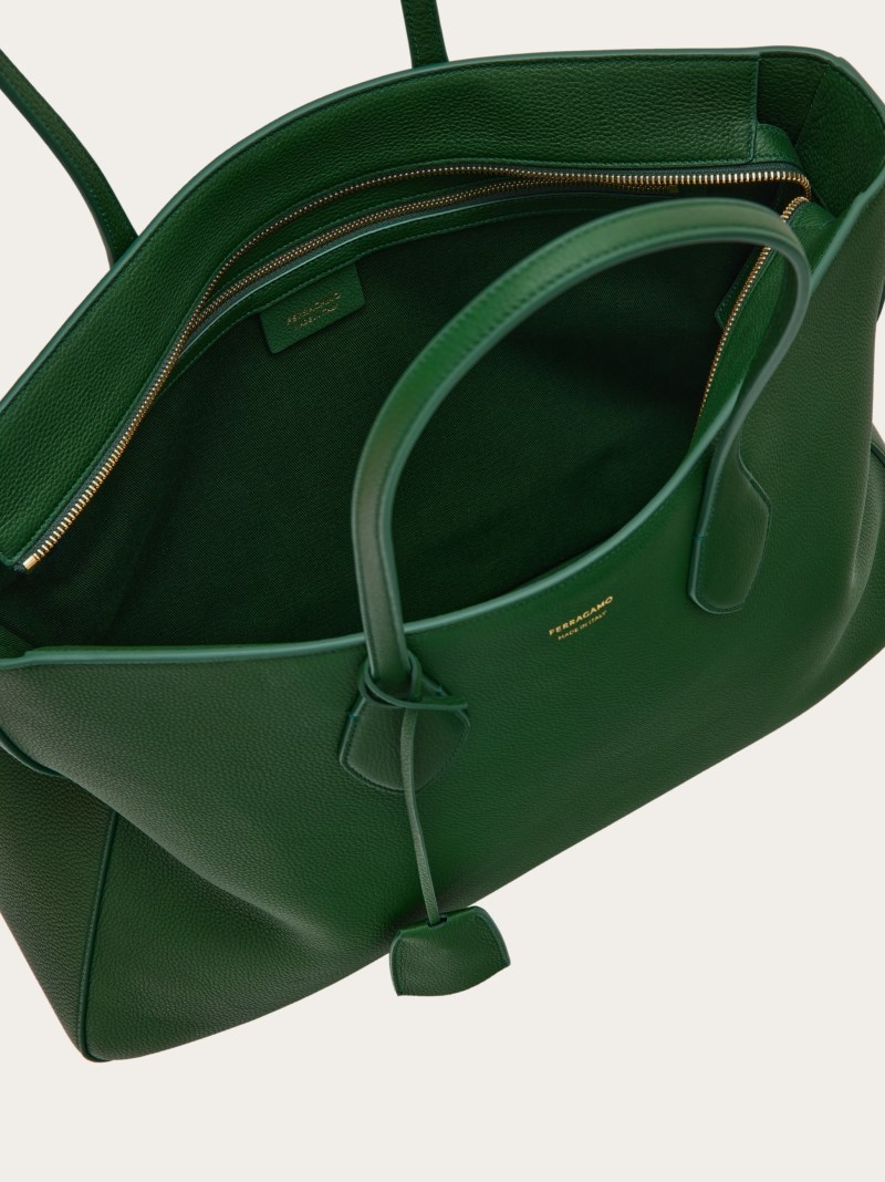 Ferragamo | Women's Tote Bag - Forest Green