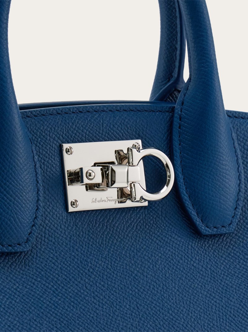 Ferragamo | Women's Studio Box Bag - Teal Blue