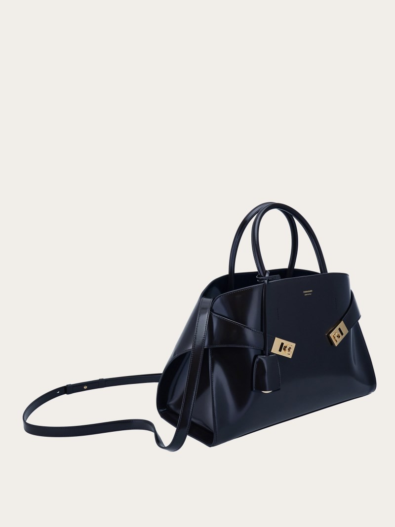 Ferragamo | Women's Hug Handbag - Midnight Blue