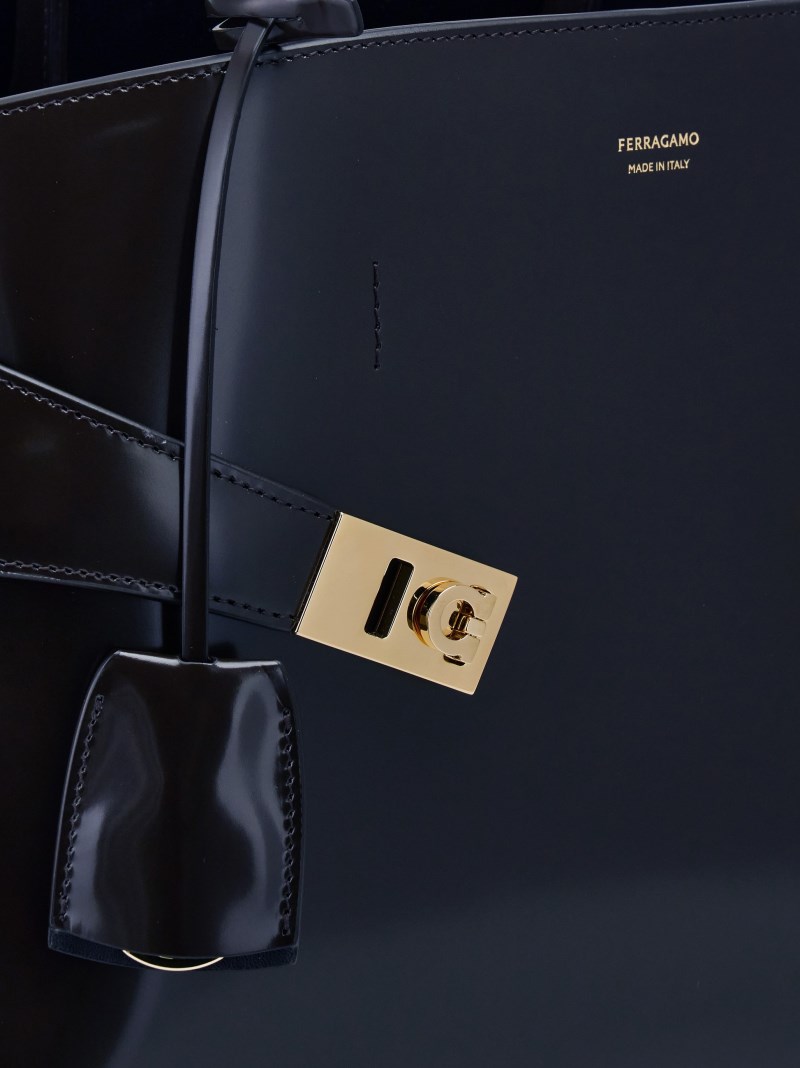 Ferragamo | Women's Hug Handbag - Midnight Blue