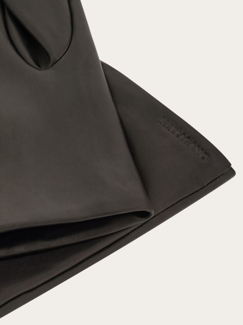 Ferragamo | Women's Cashmere-Lined Gloves - Black