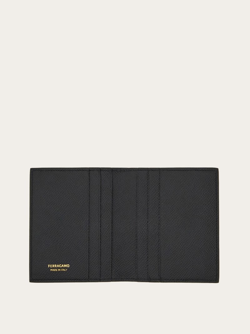 Ferragamo | Men's Gancini Credit Card Holder - Black