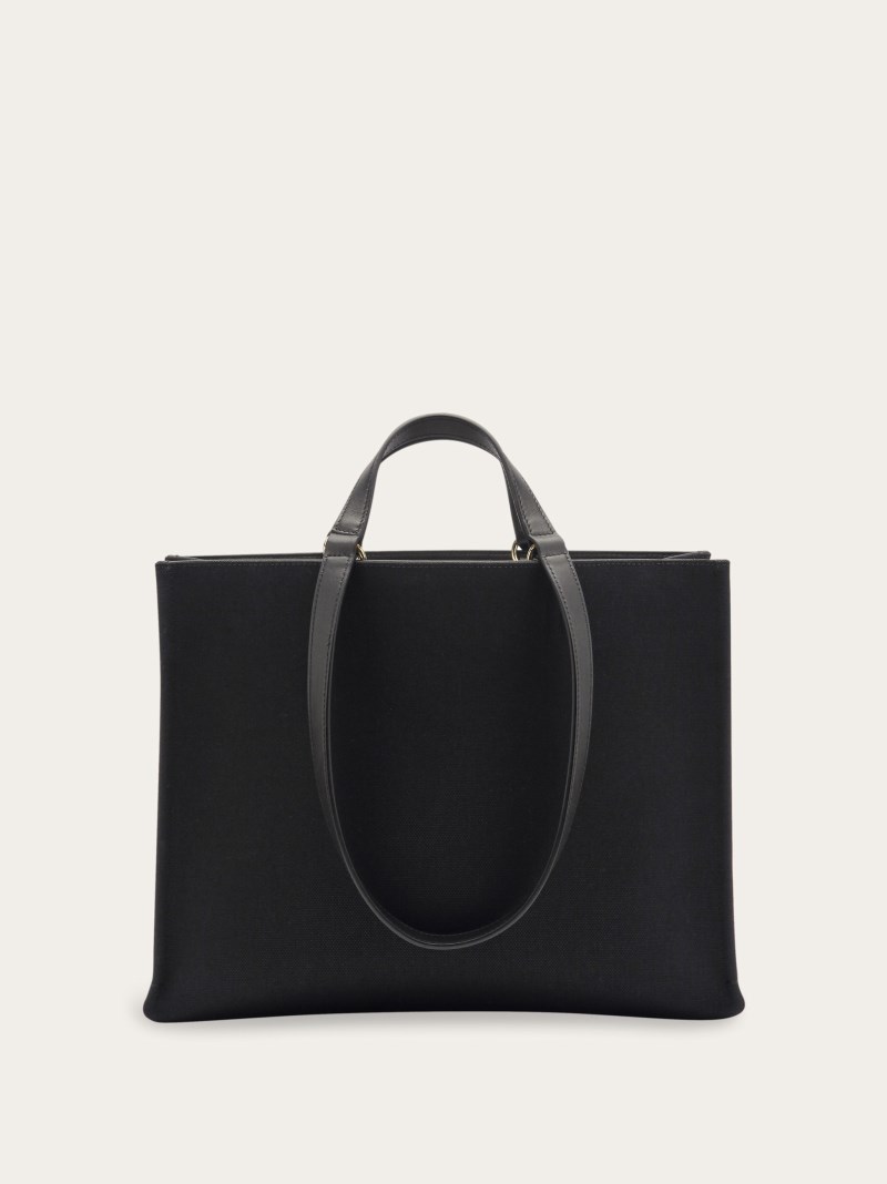 Ferragamo | Women's Tote Bag With Logo - Black